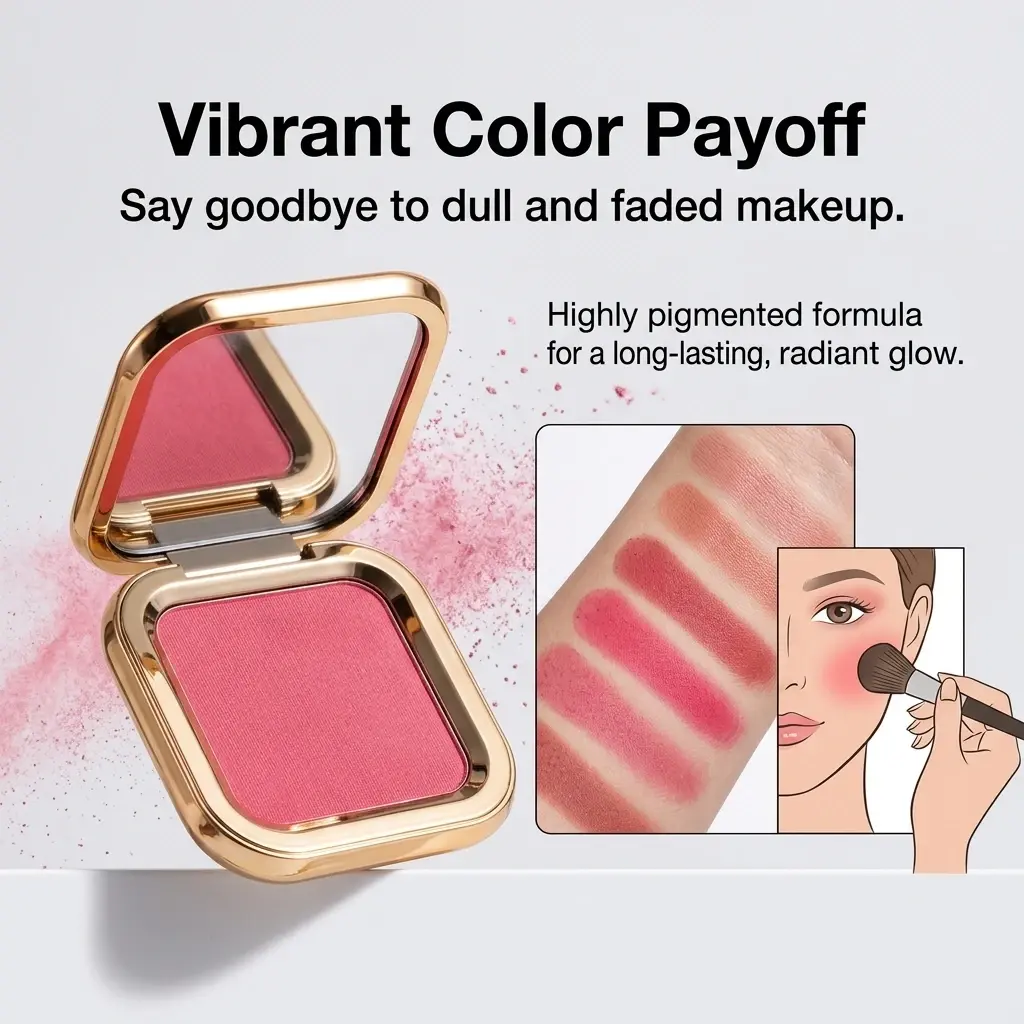 Custom Waterproof Mineral Powder Blush OEM Supplier, Manufacturers