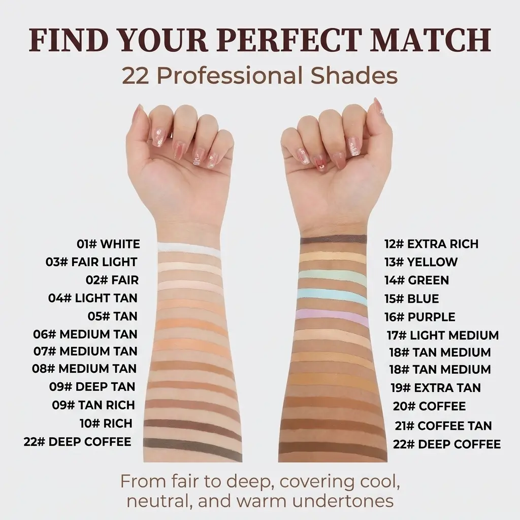 ODM 24H Full Coverage Concealer OEM Suppliers, Manufacturers
