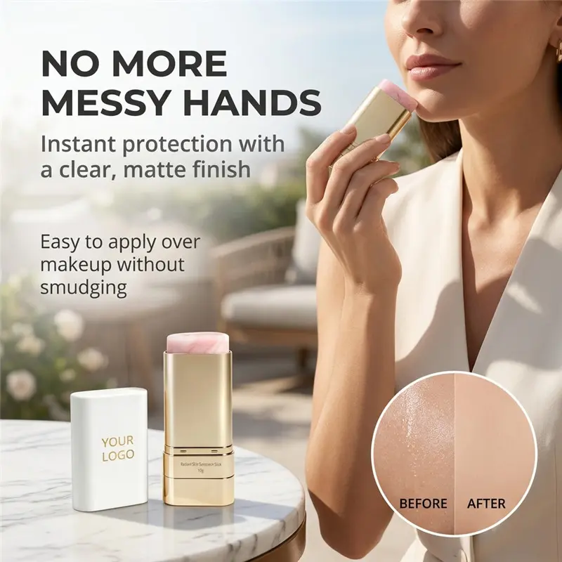 OEM SPF50+ Custom Formula Radiant Skin Sunscreen Stick Factory, Factories