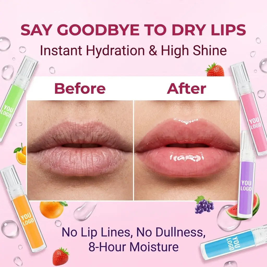 OEM Dewy Fruit Lip Oil OEM Factory, Suppliers