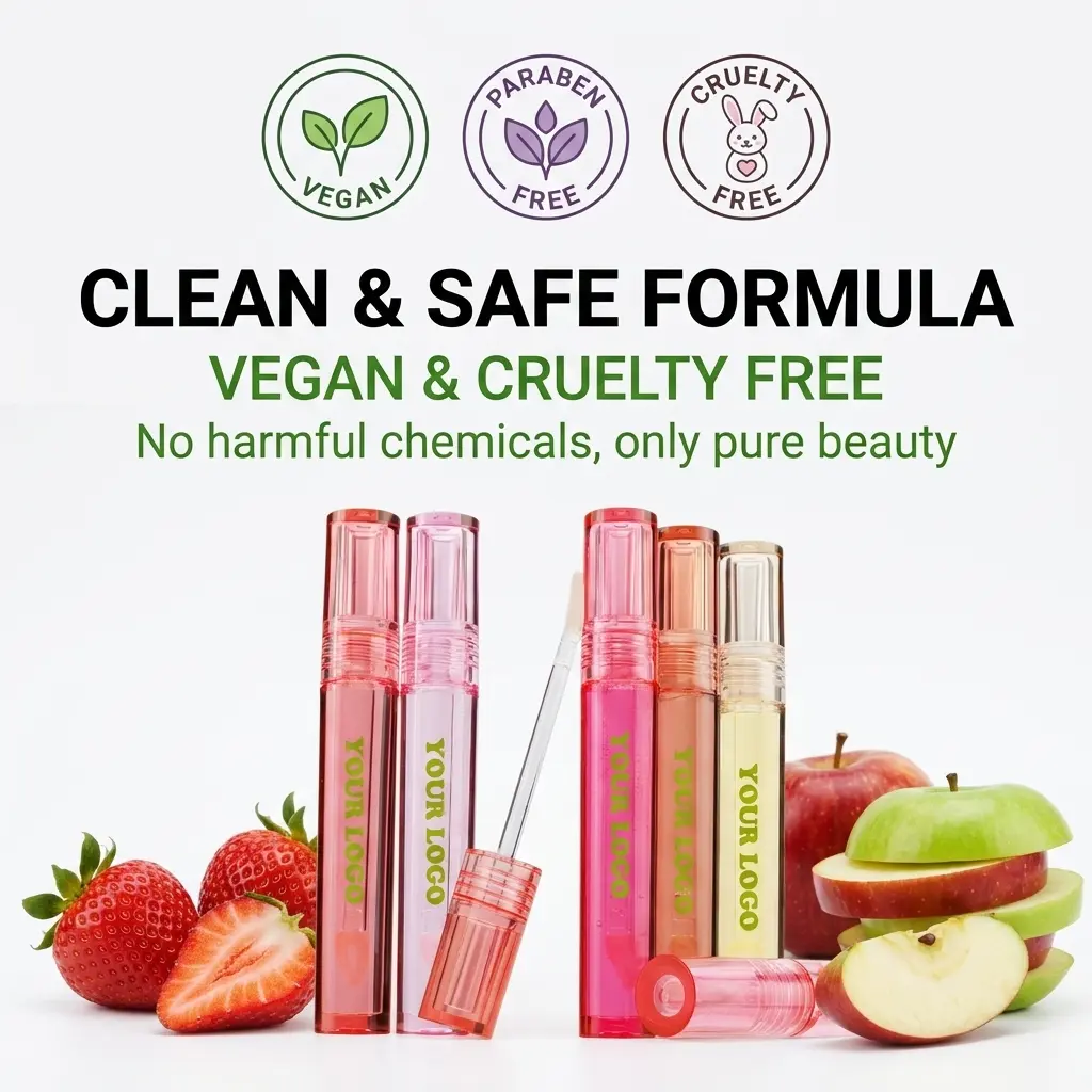 Custom Hydrating Fruit Lip Oil OEM Factory, Manufacturers