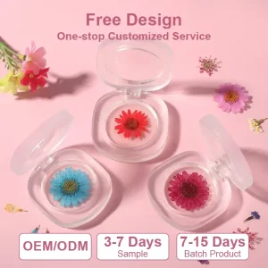 ODM Change Color Blush Infused Real Flowers