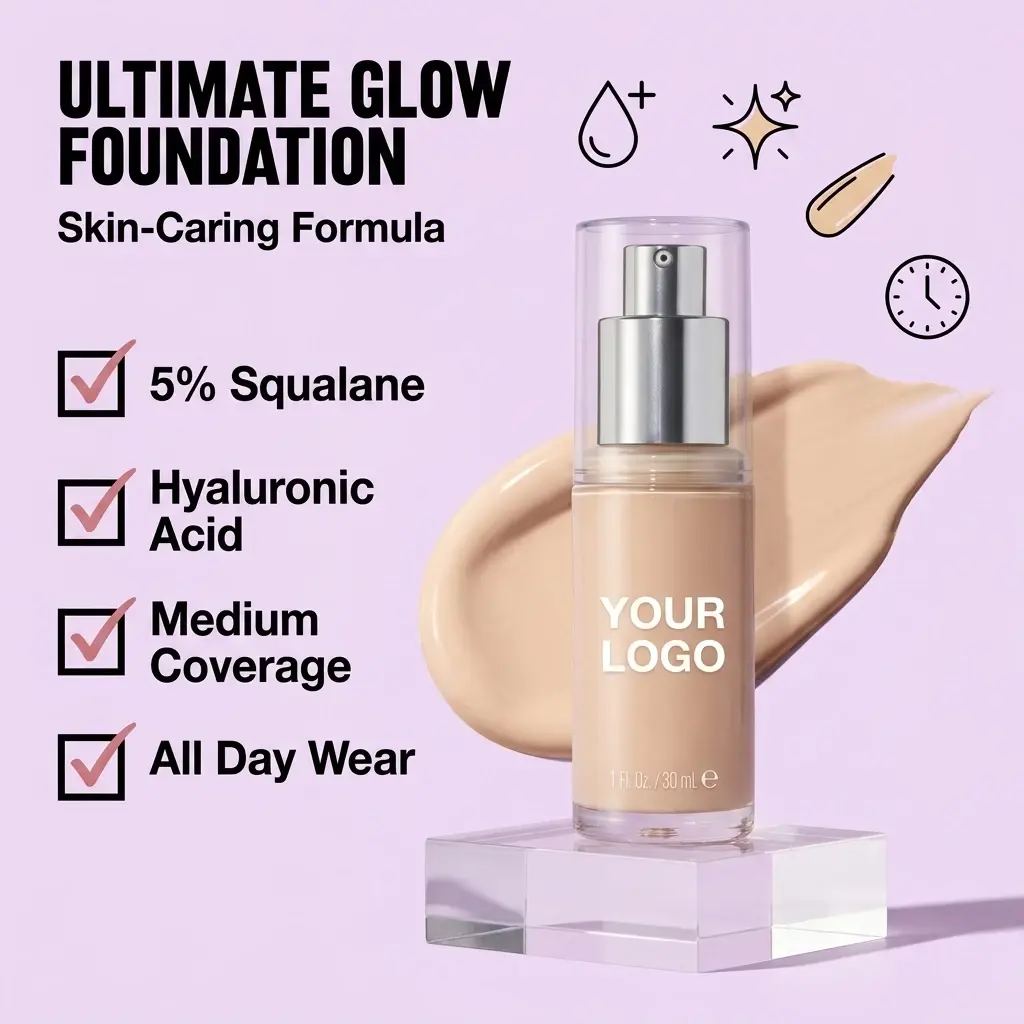 ODM Hyaluronic Acid Hydrating Foundation OEM Factory, Factories