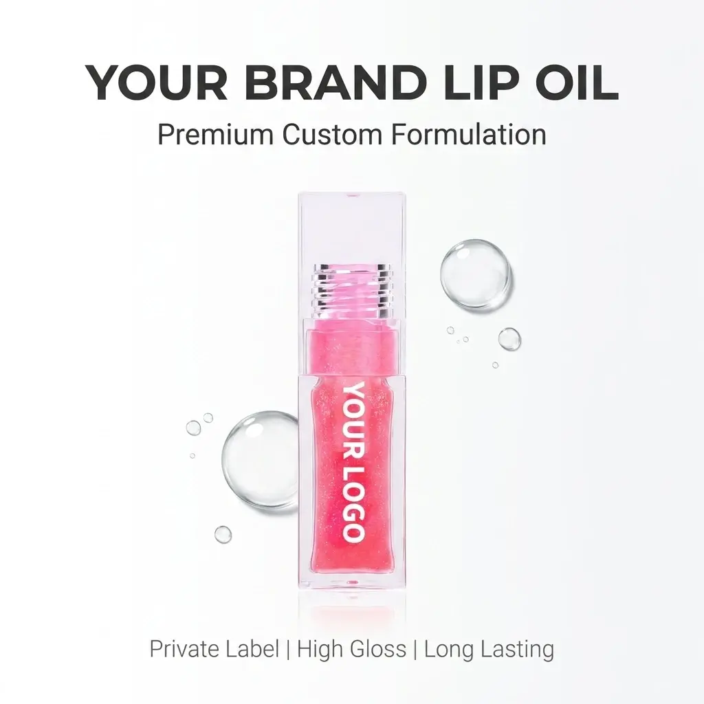 OEM 7‑Color Shimmer Square Lip Oil OEM Manufacturer, Factories