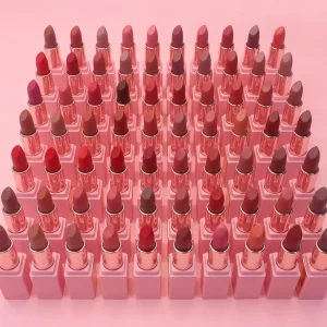 OEM Customizable Vegan Waterproof Matte Lipstick Nude Velvet Cream