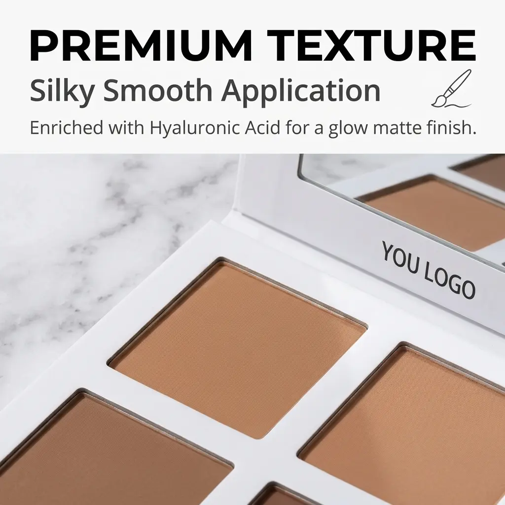 Custom Six Shade Contour Palette OEM Manufacturers, Factories