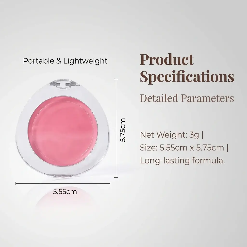 OEM High Pigment Tint Pink Cream Blush  OEM Supplier, Manufacturers