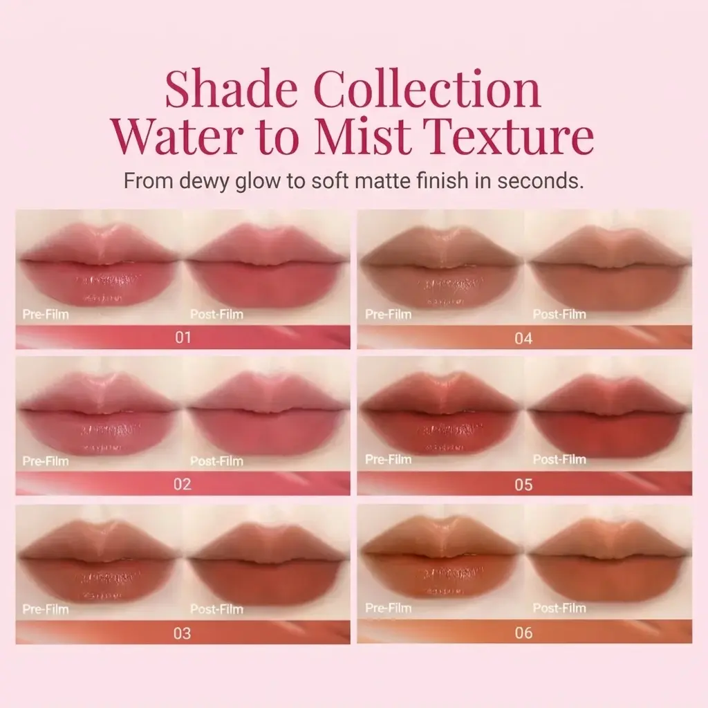 Custom Stay Lip Tint Glossy to Matte OEM Supplier, Manufacturers