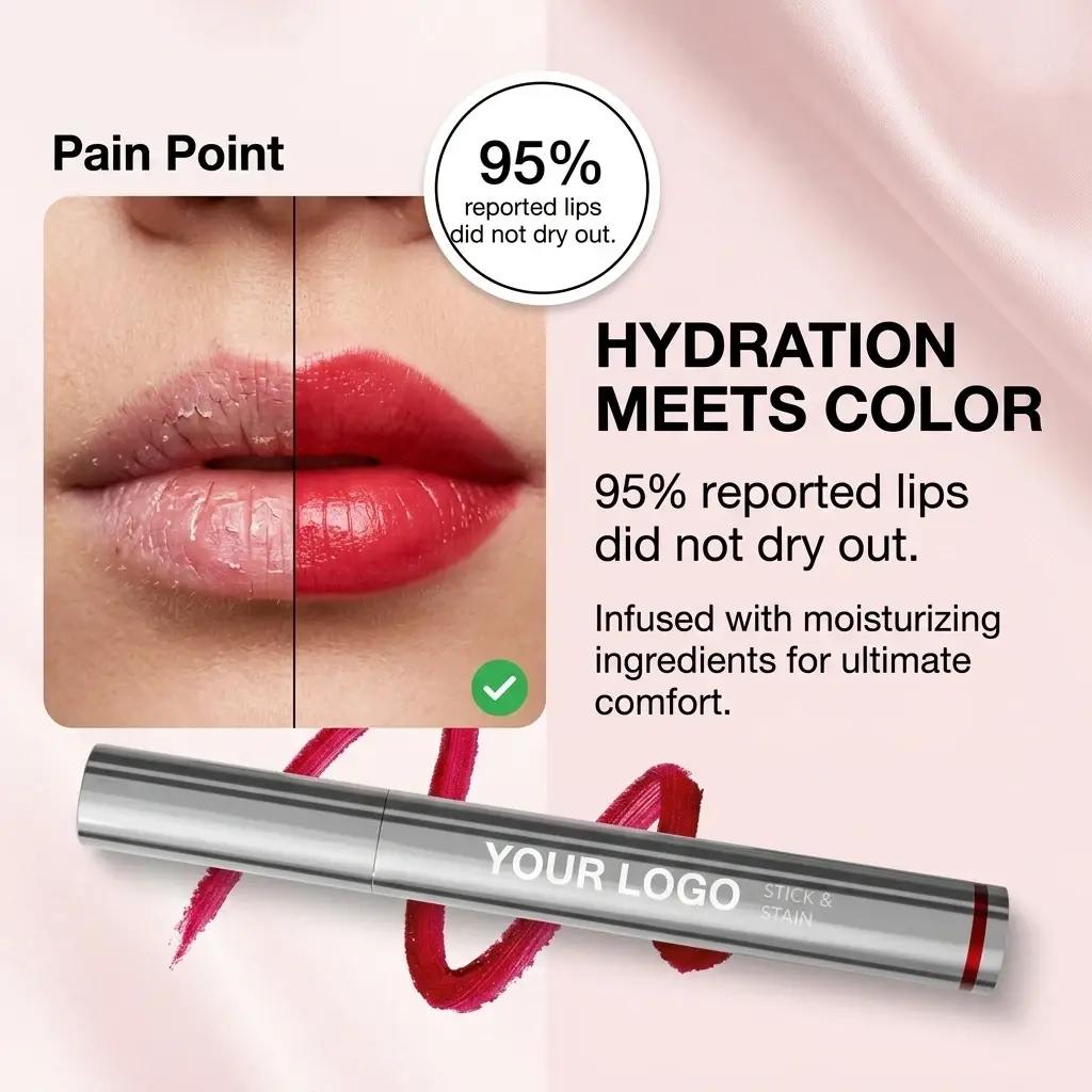 Custom Vegan Peel-Off Lip Tint OEM Suppliers, Factories