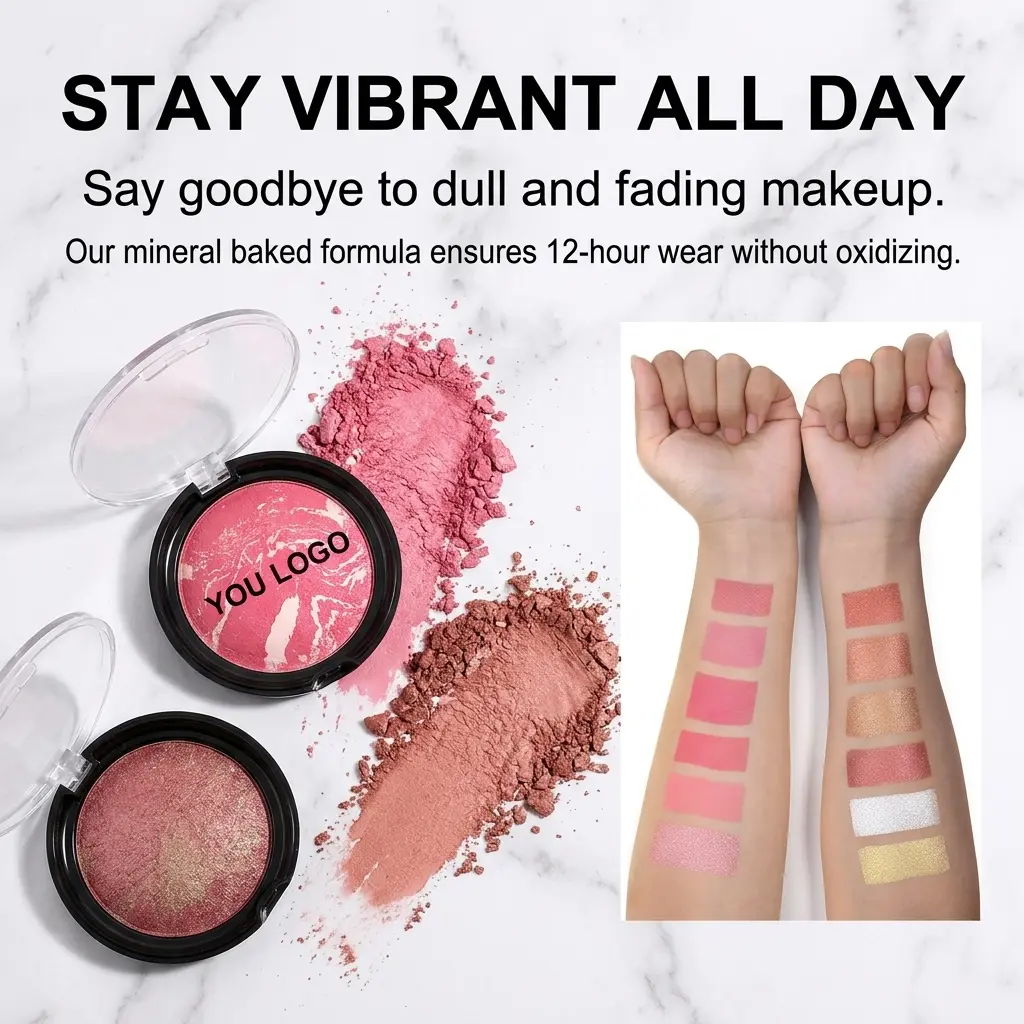 ODM Long Wear Baked Blush OEM Manufacturer, Factories