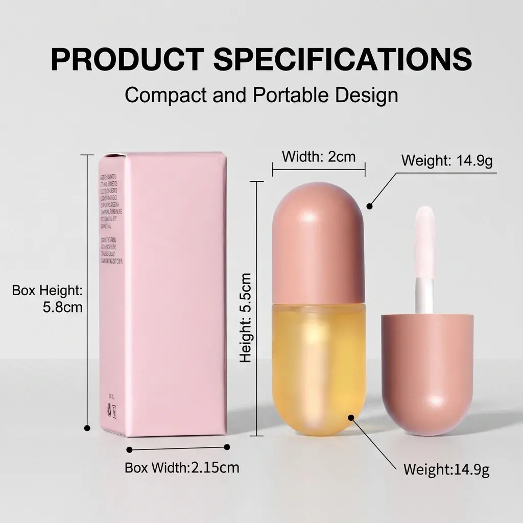 ODM Vegan Mini Capsule Lip Gloss Factory, Supplier