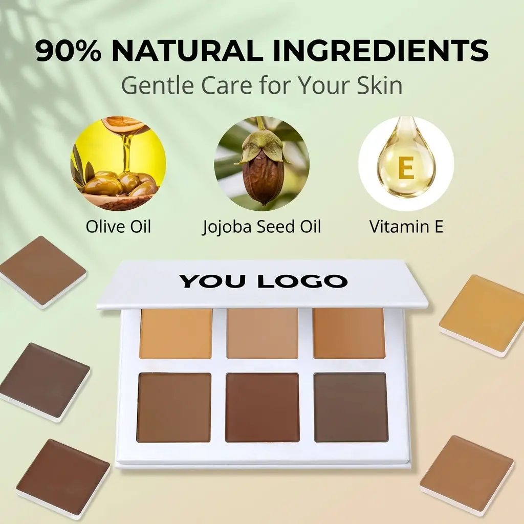 Custom Six Shade Contour Palette OEM Manufacturers, Factories