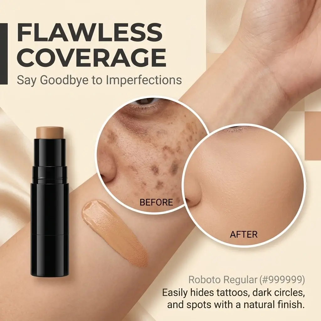 OEM Vegan Matte Full Coverage Concealer Foundation Stick OEM Manufacturer, Factories