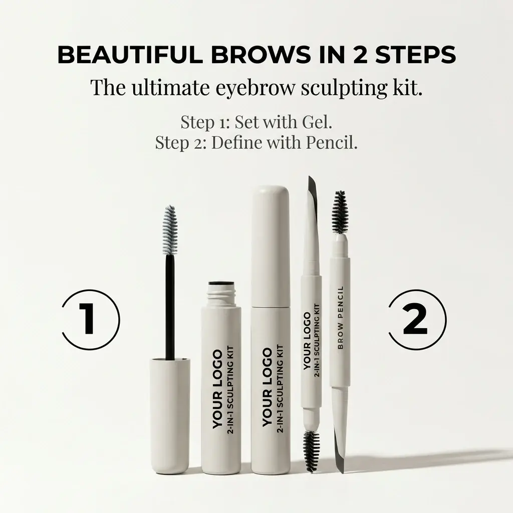 Custom Precision Dual-Action Eyebrow Pencil OEM - High-Quality China Suppliers & Factory for Reliable Eye Makeup Solutions Manufacturers, Manufacturer