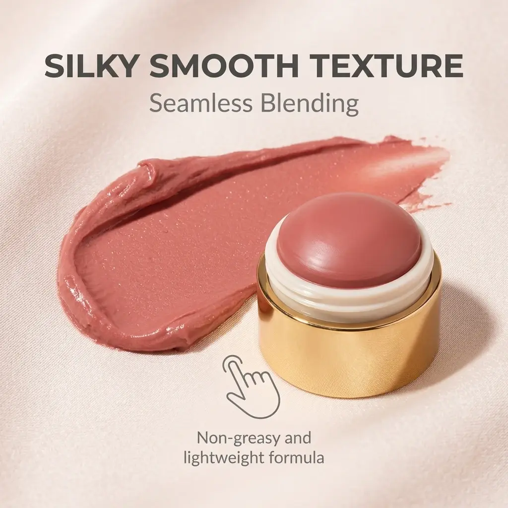 OEM Luxury Golden Single Face Cream Blush OEM Suppliers, Manufacturers