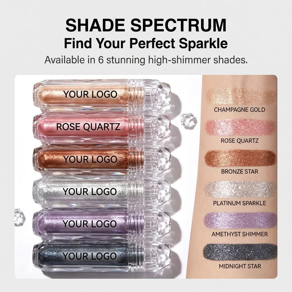 ODM Liquid Shimmer Eyeshadow OEM Suppliers, Factories