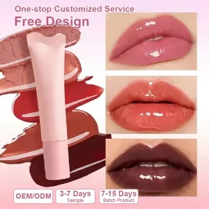 ODM High Quality Vegan Lip Gloss - Customizable Waterproof Matte Gel Balm