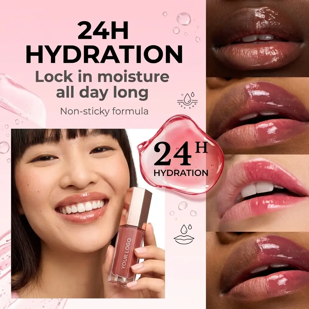 Custom Hydrating Glossy Liquid Lipoil OEM Suppliers, Supplier