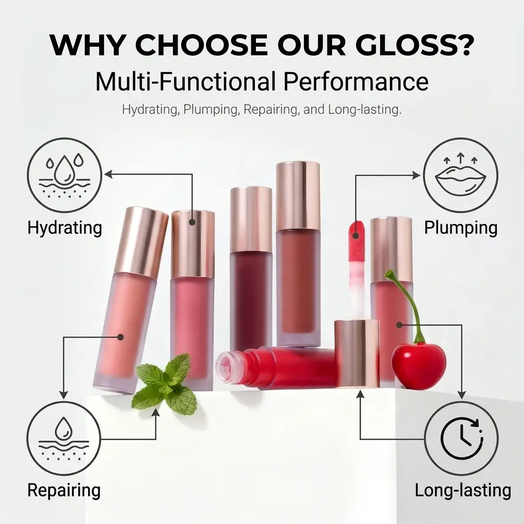 OEM Cherry Juicy Plumping Gloss OEM Manufacturer, Factories