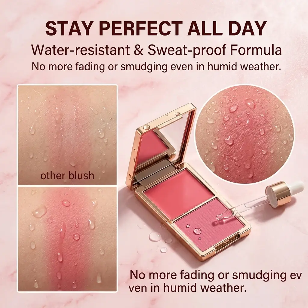 ODM 12 Color Cream Blush Palette OEM Factory, Manufacturers