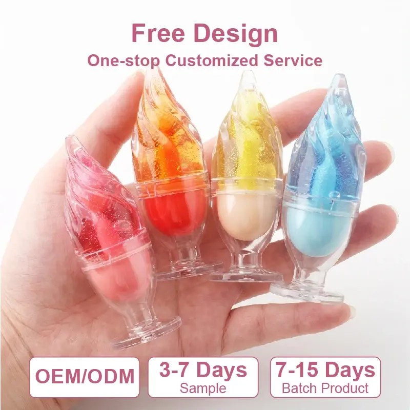 OEM Ice‑Cream Shimmer Color‑Changing Lip Oil OEM Supplier, Factories