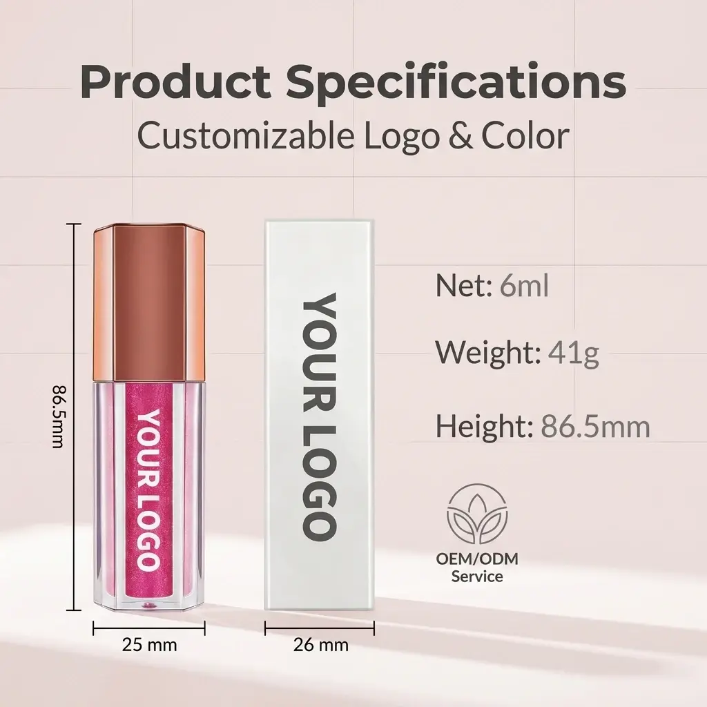 Custom Vegan Clear Lip Gloss OEM Supplier, Manufacturers