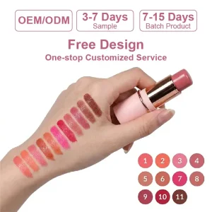 Custom 11 Color Stick Blush Private Label