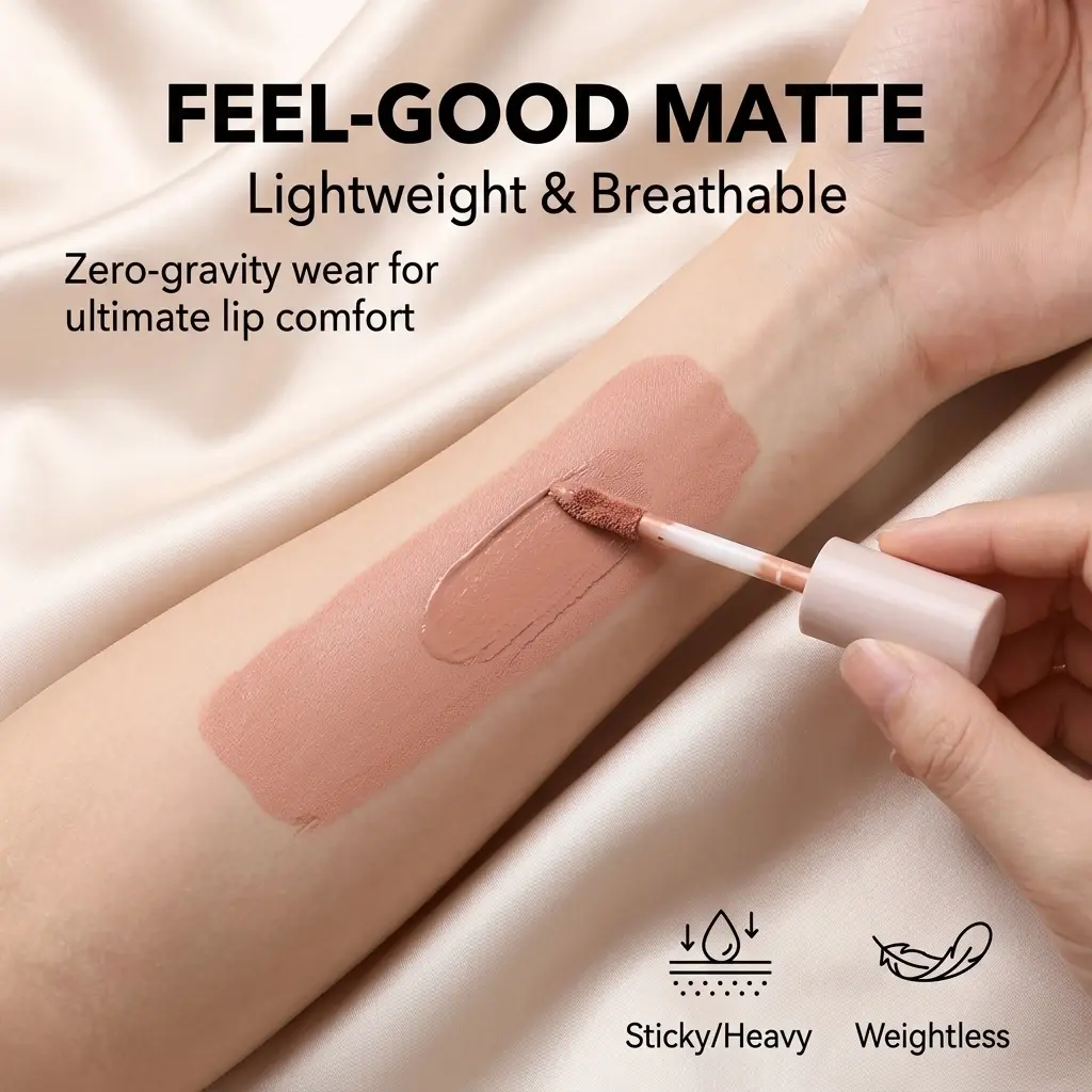 Custom Satin Liquid Lip Stick OEM Supplier, Manufacturer