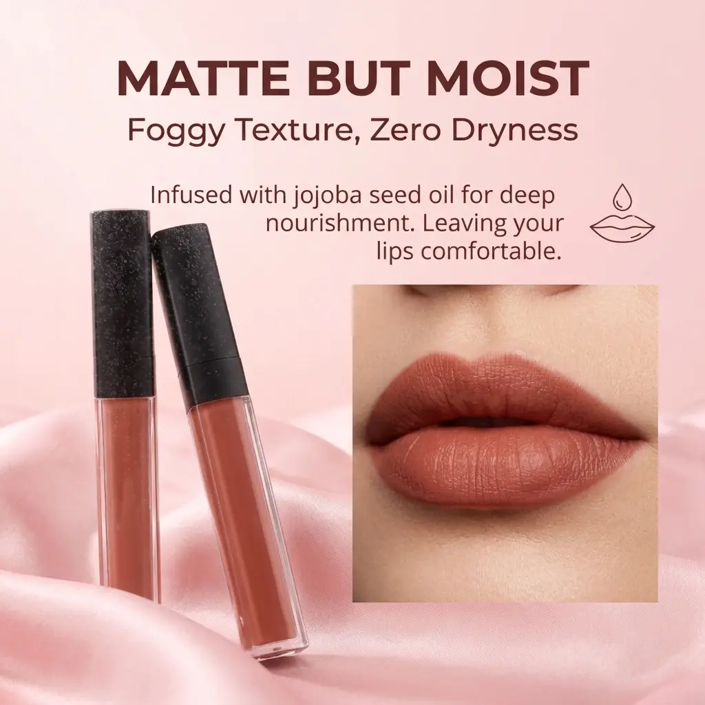 Custom Black‑Cap Matte Liquid Lipstick OEM Suppliers, Factories