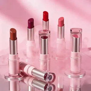Pink Case Luminous Glossy Lip Balm Lipstick