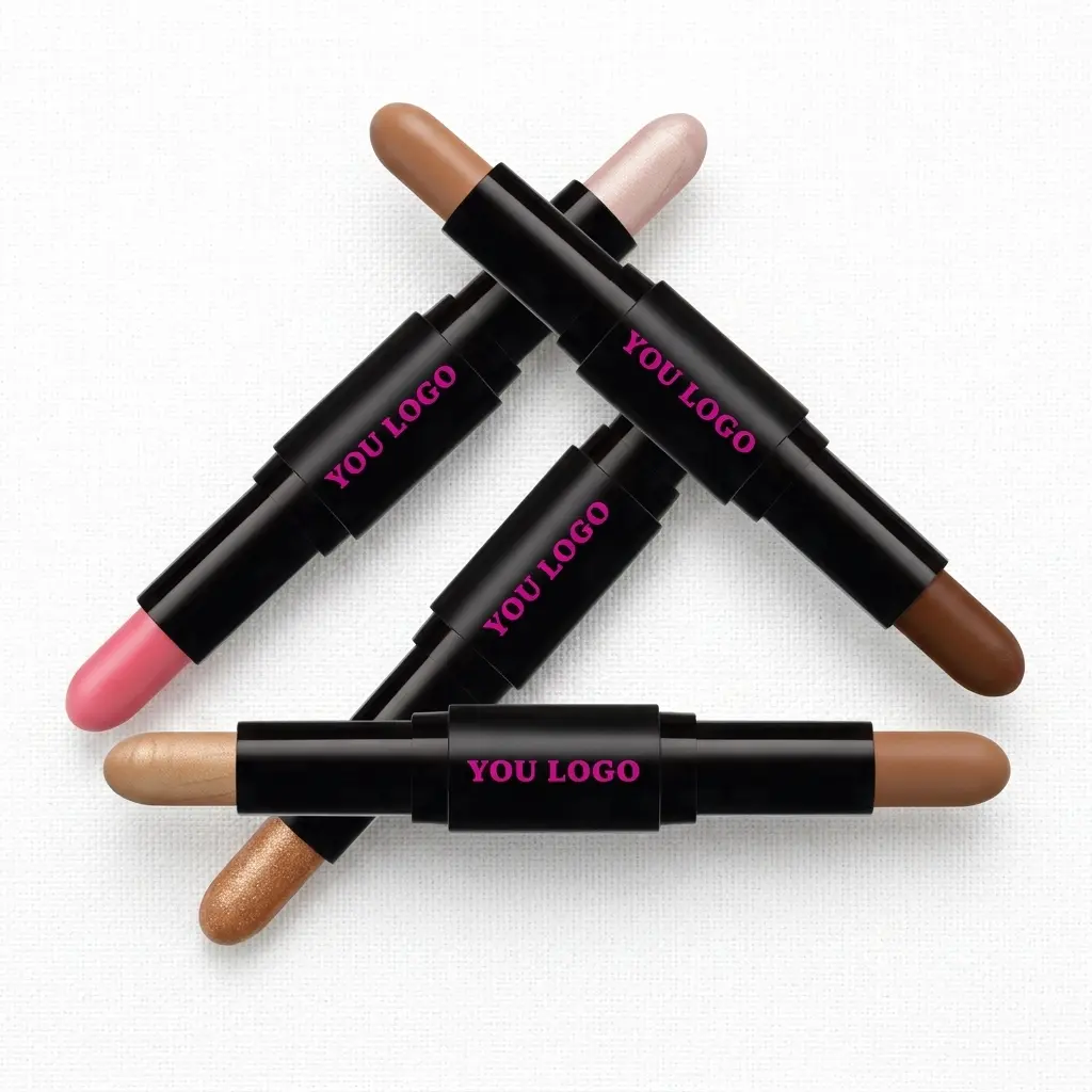 OEM Dual Blush Highlighter Stick OEM Suppliers, Manufacturers