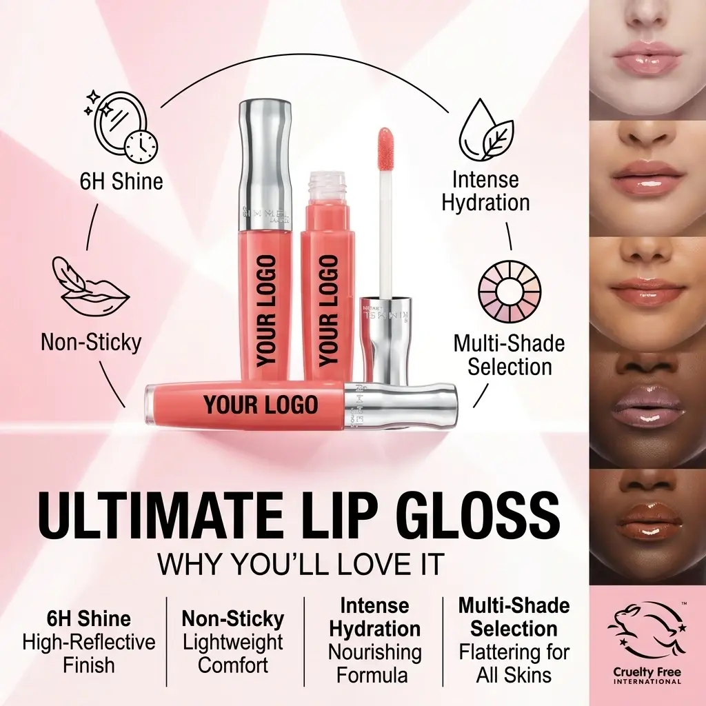 OEM Vegan Daily Lip Care Lip Gloss OEM Manufacturer, Factories