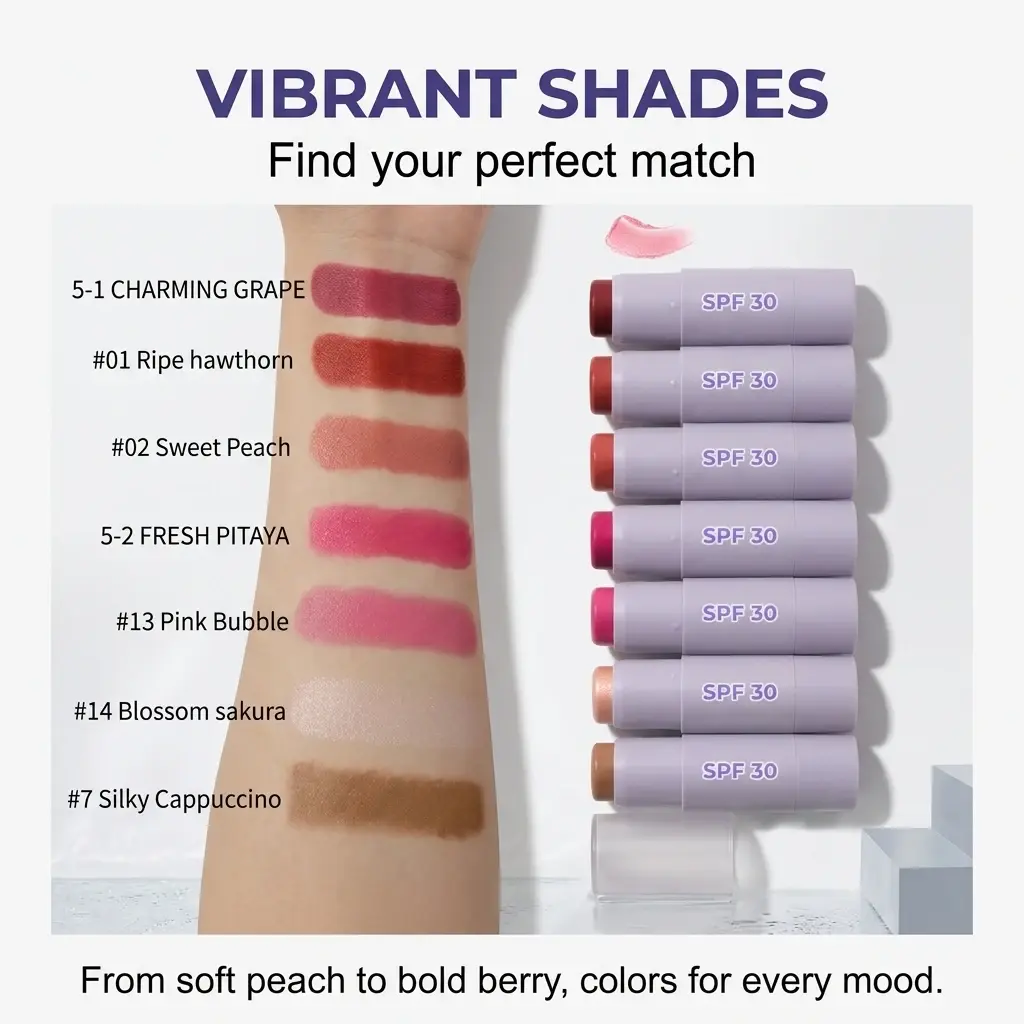 ODM Peach Face Blush Contour Stick OEM Manufacturer, Factories
