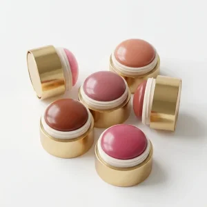 OEM Luxury Golden Single Face Cream Blush
