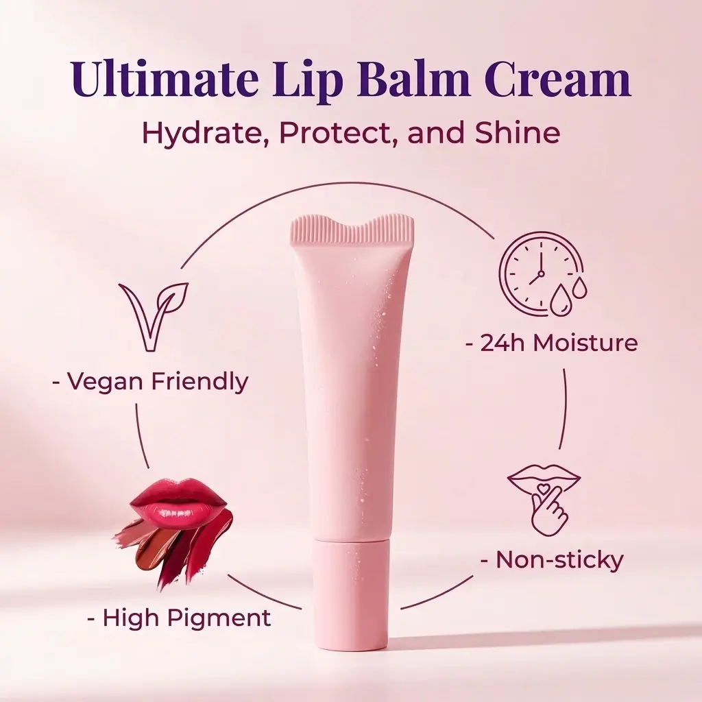ODM High Quality Vegan Lip Gloss - Customizable Waterproof Matte Gel Balm | China Suppliers & Factory Manufacturers, Manufacturer