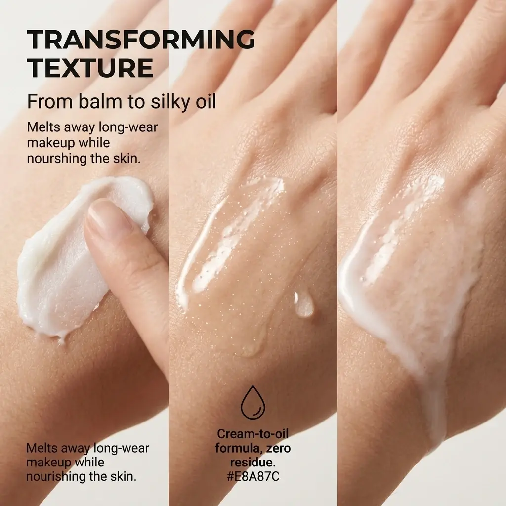 Custom China Suppliers Factory No Touch Nourishing Makeup Remover Balm with Instant Melt Technology Factory, Supplier