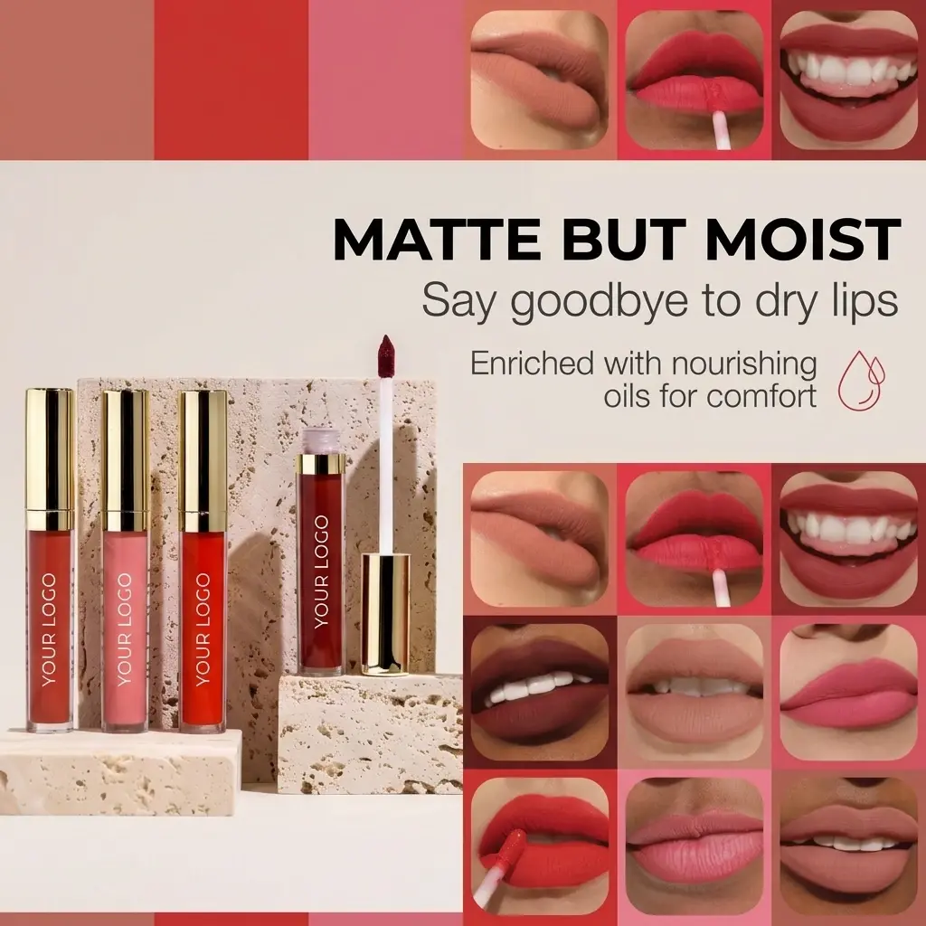 ODM China Matte Liquid Lipstick OEM Suppliers - Lightweight, Waterproof Formula from Quality Factory Factory, Factories