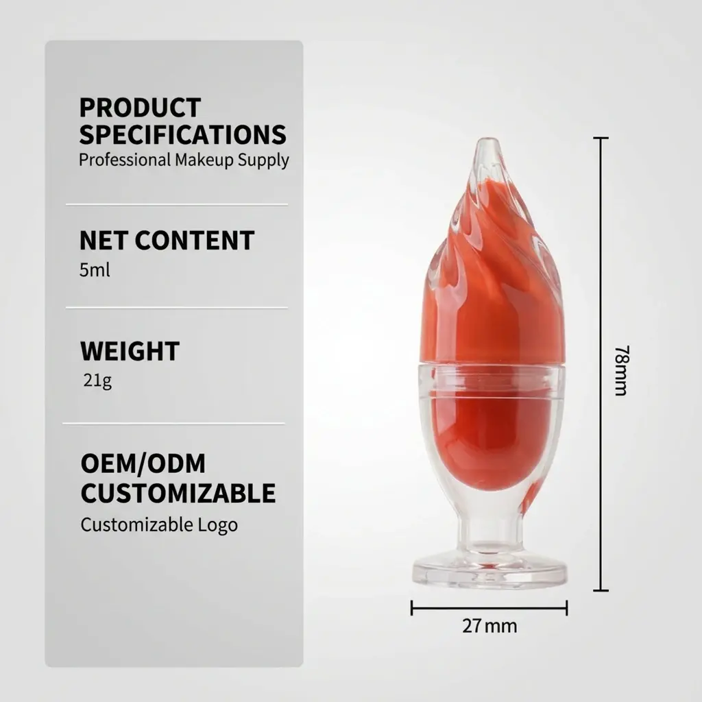 OEM Ice‑Cream Shimmer Color‑Changing Lip Oil OEM Supplier, Factories