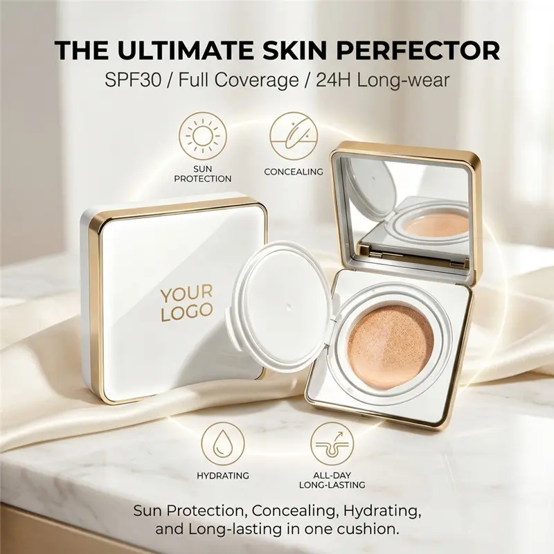 Custom Private Label SPF30 Sunscreen Concealing Cushion Supplier, Manufacturers