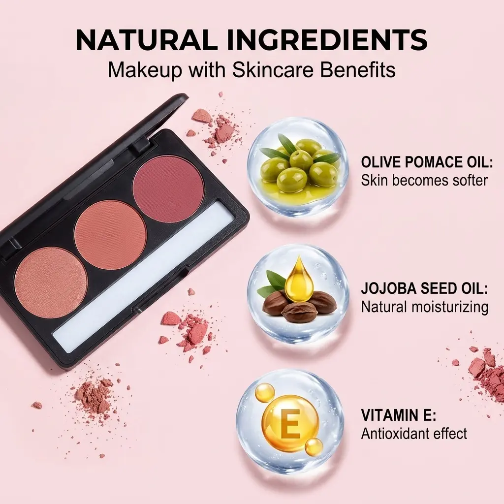 OEM Trio Color Blush Palette OEM Factory, Manufacturer