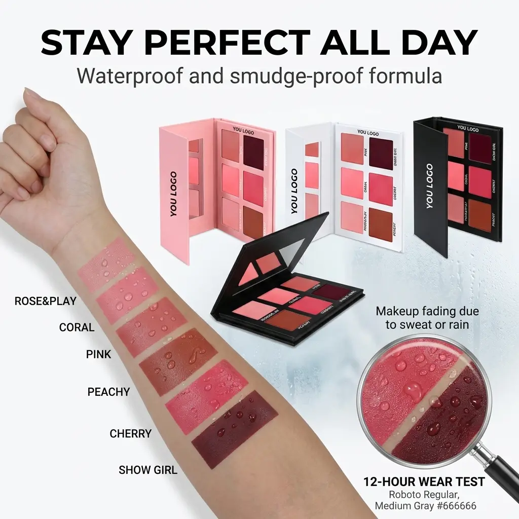 ODM Six Color Blush Palette OEM Manufacturers, Manufacturer