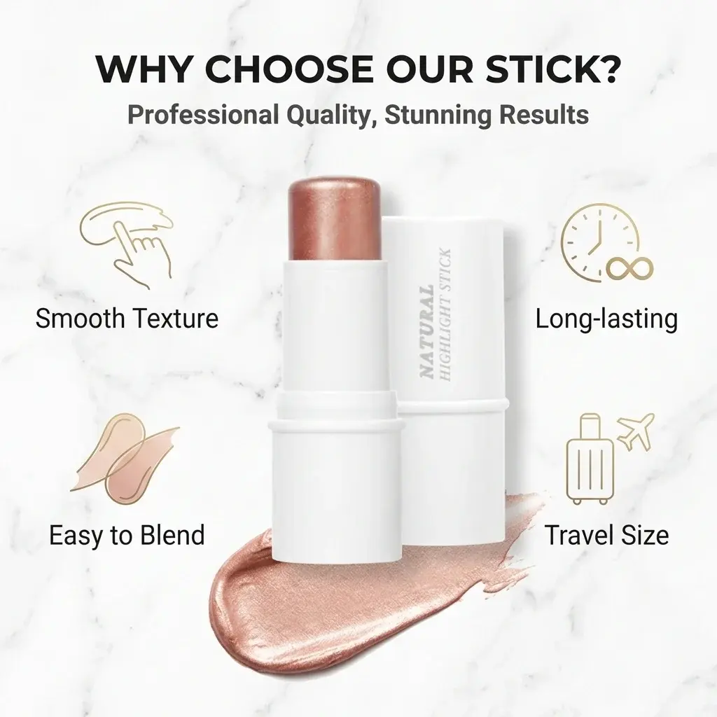 ODM Shimmering Stick Face Highlighter OEM Manufacturers, Manufacturer