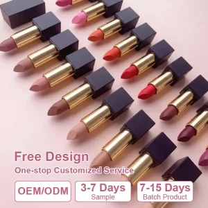 Custom Soft-Matte Multi-Shade Lipstick OEM Factory, Manufacturer for African Tones
