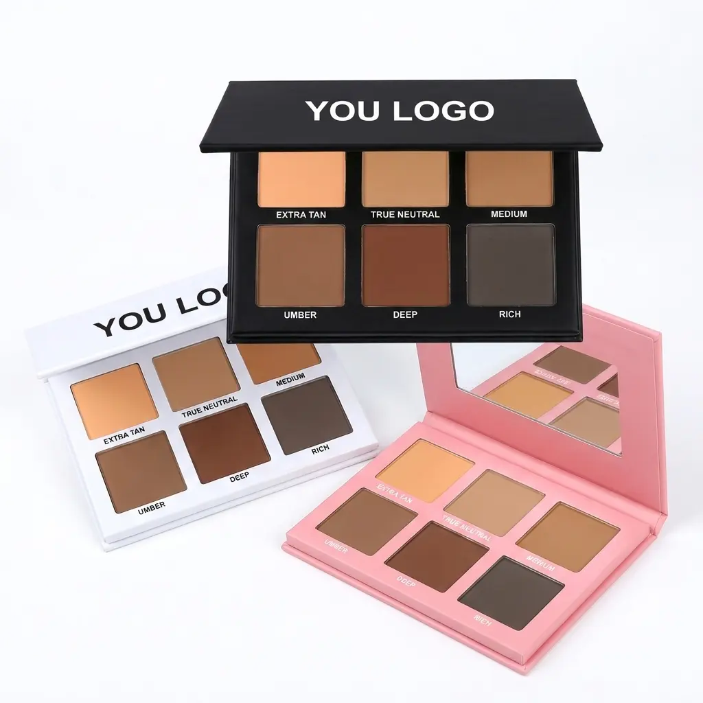 Custom Six Shade Contour Palette OEM Manufacturers, Factories