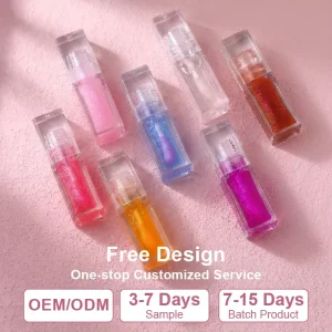 OEM 7-Color Shimmer Square Lip Oil