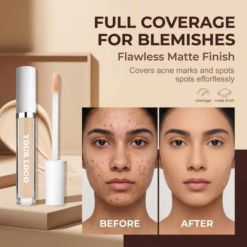 Custom Lightweight Liquid Concealer OEM Manufacturer, Factories