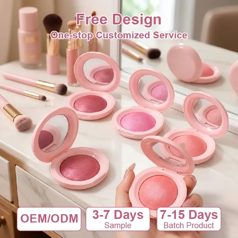 Custom Waterproof Matte Finish Baked Blusher OEM Manufacturers, Factories