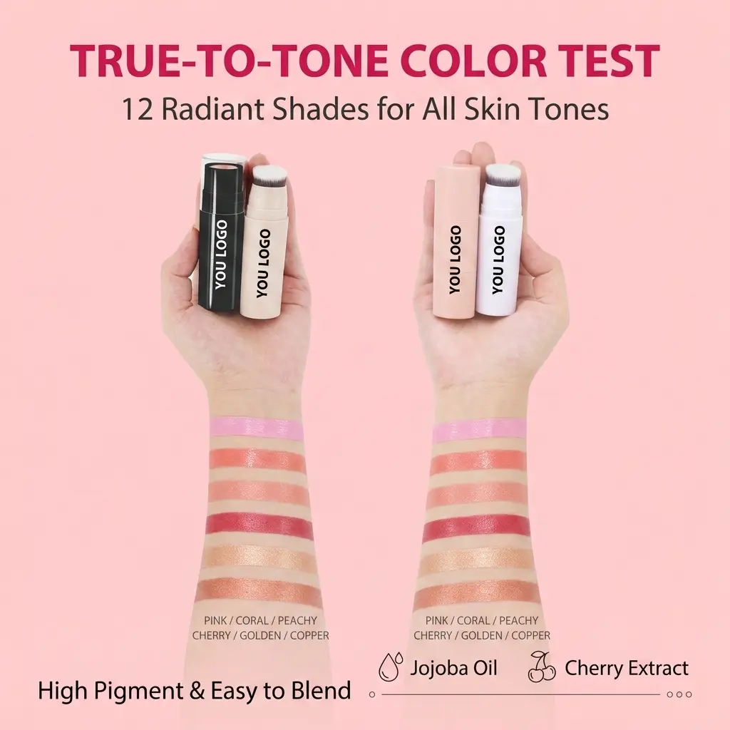 OEM Dual Highlighter Blush Stick OEM Suppliers, Supplier
