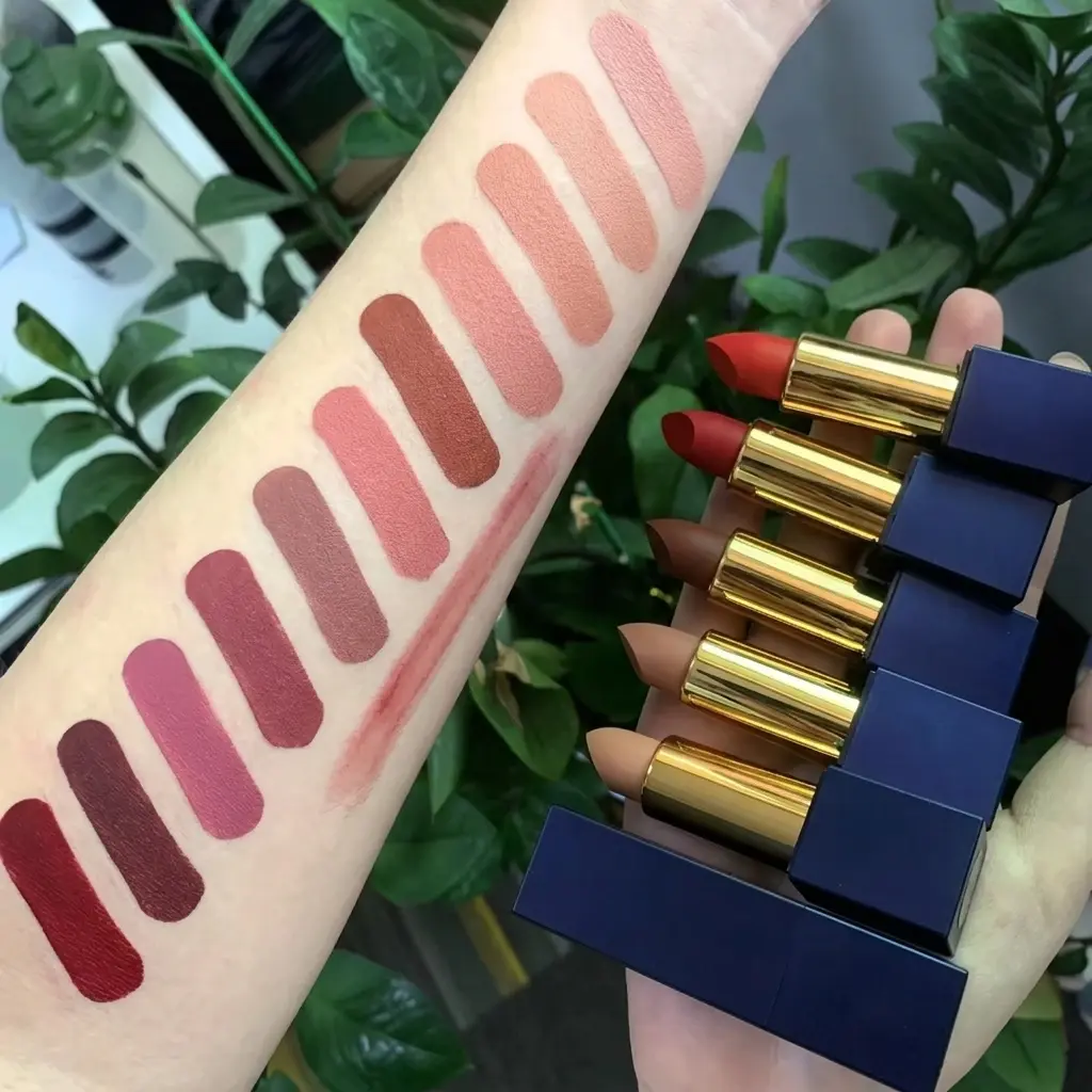 Custom Soft‑Matte Multi‑Shade Lipstick OEM Factory, Manufacturer