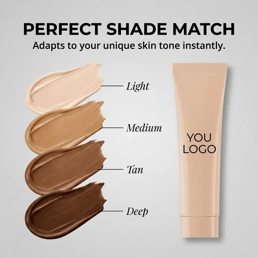 Custom Tinted Moisturizer Liquid Foundation OEM Factory, Supplier